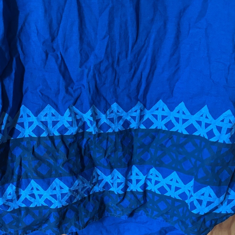 Blue Women's Tunic Top - Picture 2 of 3